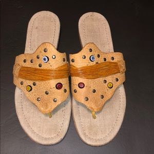 Sandals from a boutique in Italy